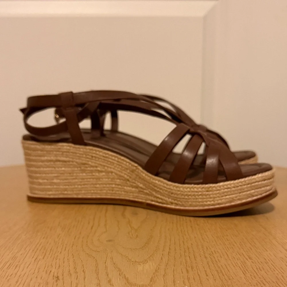 PAIGE Jill Ankle Strap Espadrille Platform Wedge Sandal (Women) - Picture 4 of 9